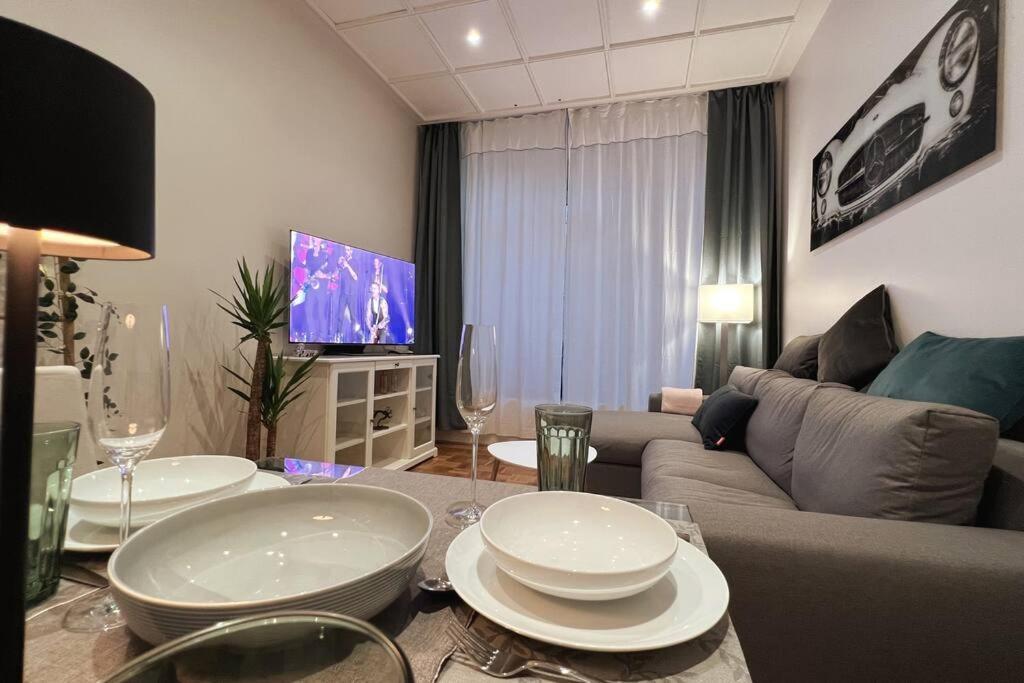 Soul-Apartment Terrasse Privat-Parkplatz Boxspringbett 55Zoll Tv Wlan Leipzig Exteriör bild